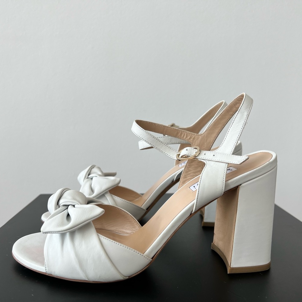 Fratelli Rossetti Women Sandals White with a bow -  Size 39.5